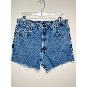 Vintage Arizon Jeans Cutoff Denim Shorts Y2K 90's Size L Cowgirl Blue Jeans